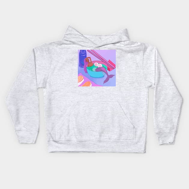 mermaid Kids Hoodie by gcogle